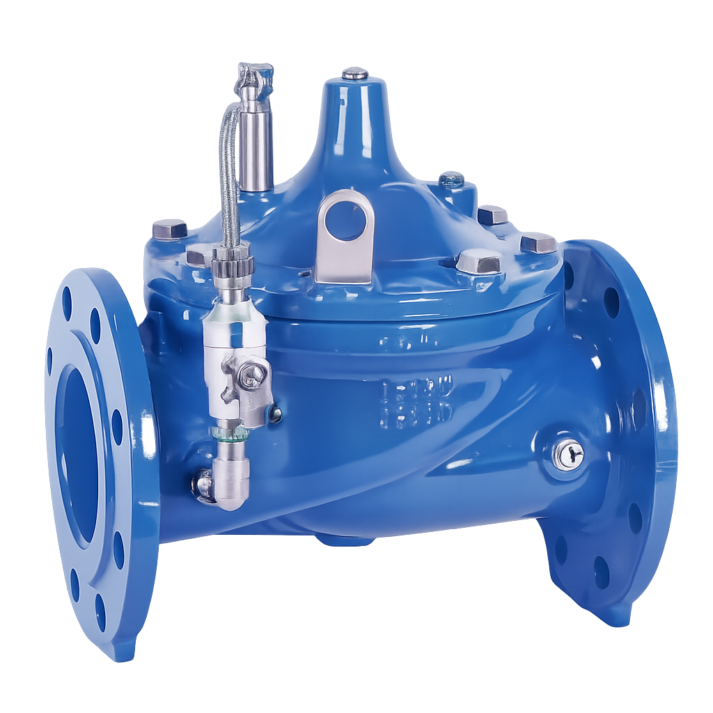 Pressure Reducing and Sustaining Valve with Check